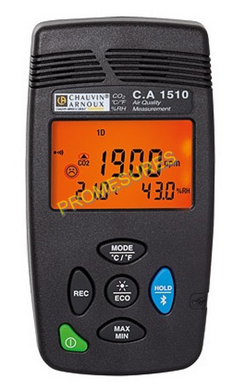 Chauvin Arnoux CA 1510Qualité de l’air intérieur CO2 - Température - Humidité